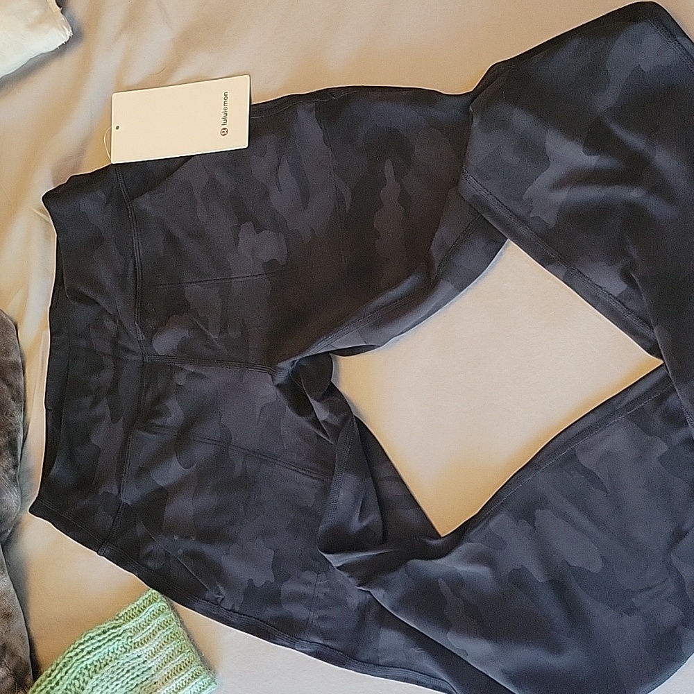 lululemon athletica Black Camo Pants